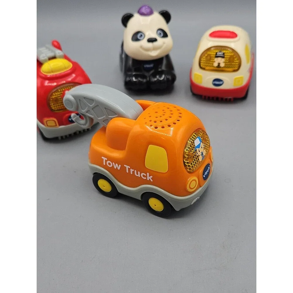 VTech Go! Go! Smart Wheels Vehicles Airplane Fire Truck Lights Sounds Toy Lot